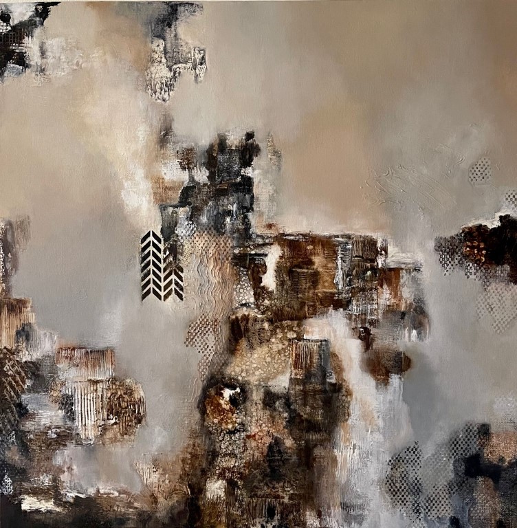city, NULL, City Of the Old 2023, Oil on canvas, painting, Anjum Motiwala